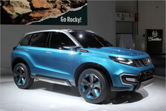 Suzuki iV-4 Concept. Pagaidām var tikai pateikt, ka 4,22 garais koncepts Suzuki modeļu gammā ievietojas pa vidu Grand Vitara trīs un piecu durvju modeļiem. Arī Suzuki vairāk neko nestāsta, atklājot vien to, ka sērijveida modelis tiek gaidīts 2015.gadā.