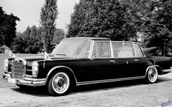 Mercedes Benz 600 Pullman Landaulet Popemobile. 1965.