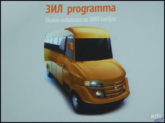 Nākotnes vīzija- ražot autobusus skolniekiem uz „Zil” kravas auto bāzes.