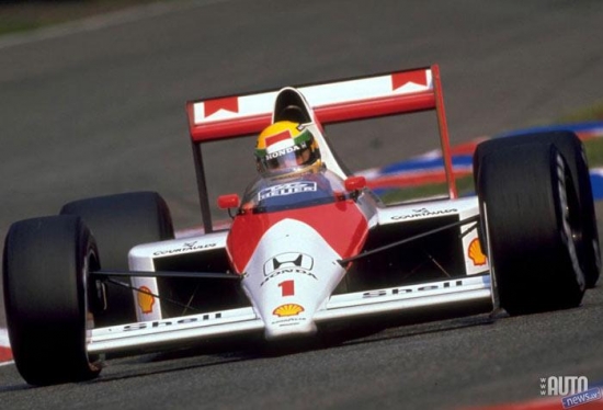 Airtons Senna, Mclaren Honda. Hockenheimring-1990.