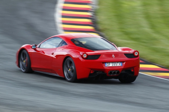 7.Ferrari 458 Italia					25,7