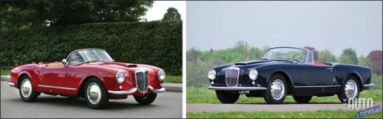 "Lancia Aurelia" convertible - 1956;1957.