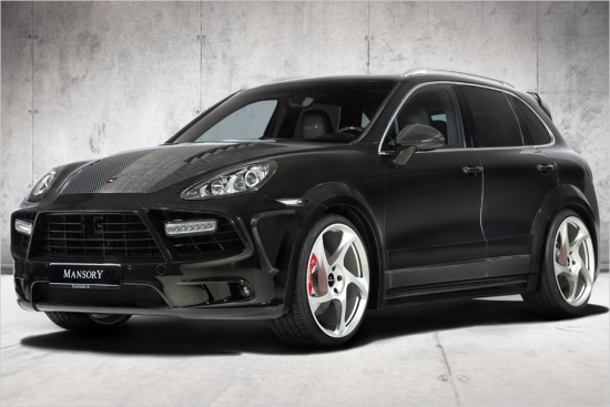 Porsche Cayenne Turbo Mansory
Jauda: 690 ZS
Motors: V8-Turbo benzīns 
Darba tilpums: 4.806 ccm 
Griezes moments: 800 Nm 
Maksimālais ātrums: 300 km/h 
Pašmasa: 2,2 tonnas 
Cena: 46 410 eiro (tikai par jaudas palielināšanu, bāzes auto cena no 120 762 eiro)

