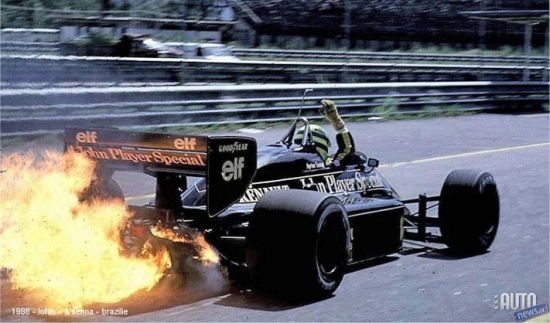 Airtons Senna,JPS Lotus. Brazīlija 1986.