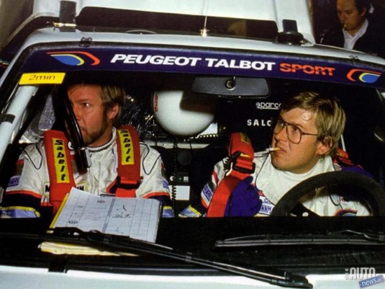 Timo Salonen & Seppo Harjanne.Peugeot 205