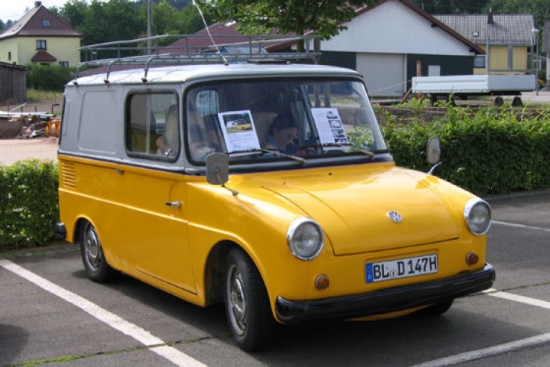 Un vēlreiz „Fridolin.” Volkswagen to izgatavoja pēc Bundespost pasūtījuma.