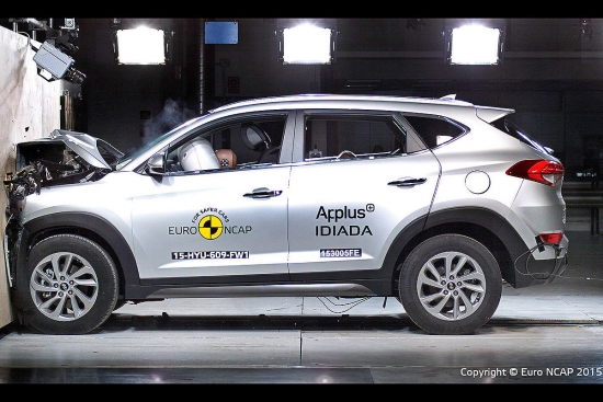 Hyundai Tucson vienīgais tika novērtēts ar piecām zvaigznēm. Eksperti atzīmē, ka Tucson (agrāk iX35) drošība salīdzinot ar priekšteci uzlabojusies, lai gan automātiskās bremzēšanas sistēma nav rūpnīcas aprīkojumā un jāiegādājas par papildu maksu.