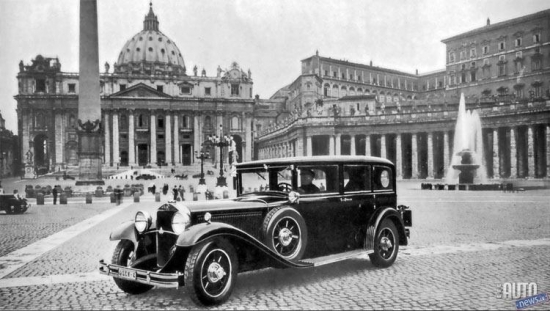 Mercedes Benz Nurburg 460. Romas pāvesta limuzīns. 1930.