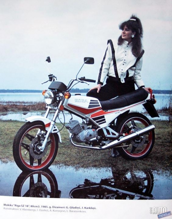Mokiks "Rīga SZ 18" 80cm3.  1985.gads.