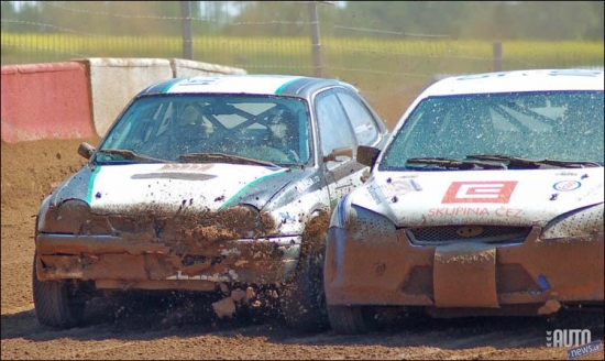 Ladislavs Brožeks (Ford Focus)un Aldis Zēbergs (Toyota Corolla). 